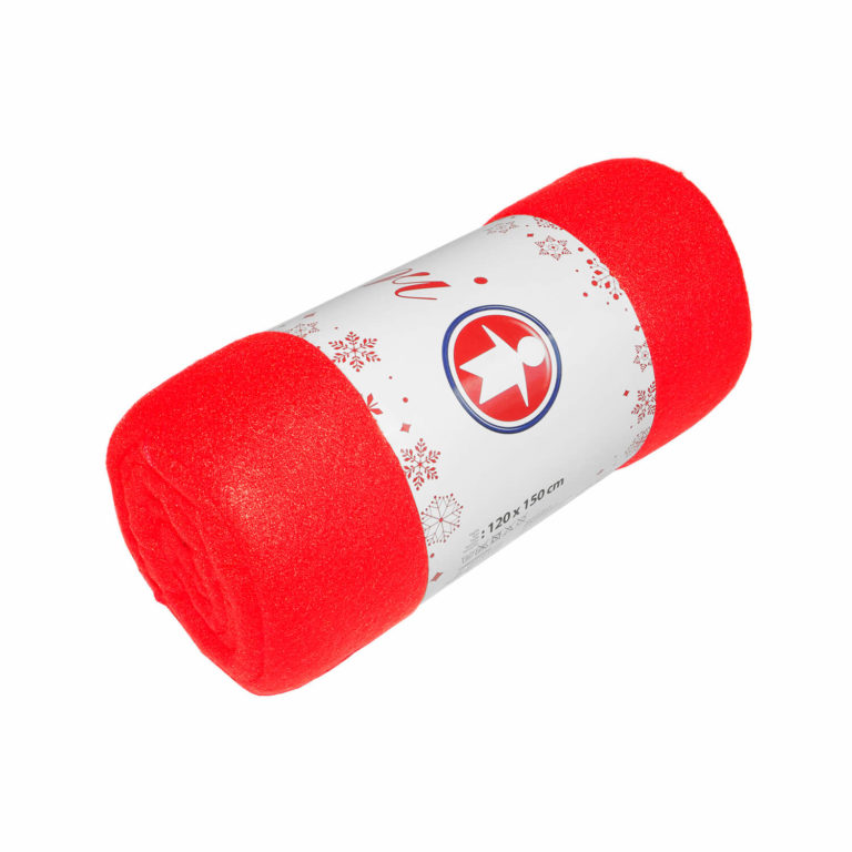 Coperta natalizia in poliestere