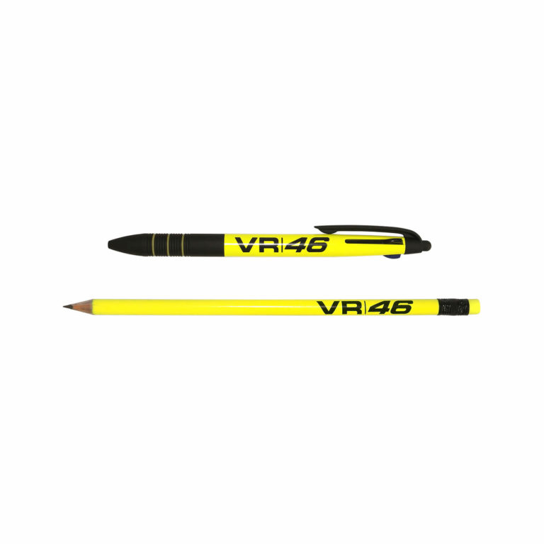 Penna a tre inchiostri e matita fluo