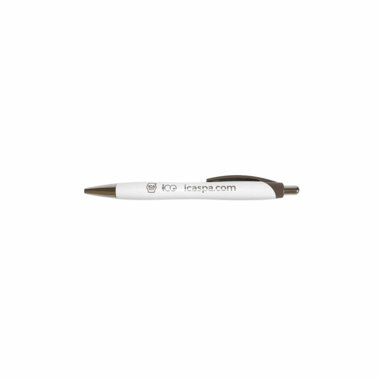Penna con fusto e clip in colori Pantone